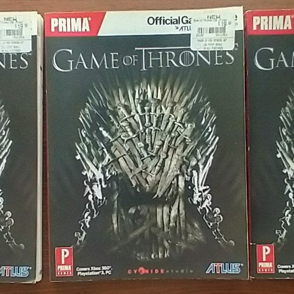 Game of Thrones Official Game Guide Prima Xbox 360 Playstation 3 New PC Searle - Picture 1 of 11